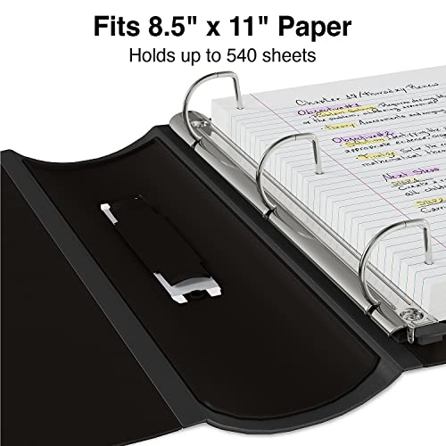 Staples Heavy-Duty 2-Inch D-Ring Binder, Black, Large Capacity - color: Black, size: 2-Inch