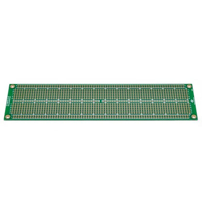 Double Sided ENIG Protoboard, Solderable Breadboard, Electronic Circuit Board for DIY Prototype Circuit, FR4, Plated Through Hole Solder Prototype Board, ST-PROTO-2-8 (2" x 8") - style: 2" x 8"