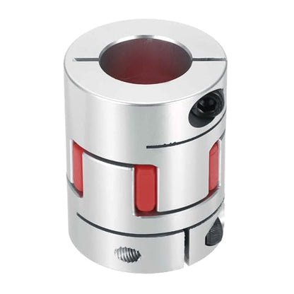 MECCANIXITY Aluminum Shaft Coupling 9mm to 22mm Flexible Spider Coupling L50mm x D40mm Coupler Jaw Spider Shaft Joint Connector for 3D Printers DIY Encoder CNC Router Milling Machine - size: D40mm Fit 9mm to 22mm