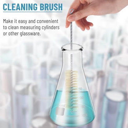 Erlenmeyer Flask Cylinder Set 50-250mL with Dropper