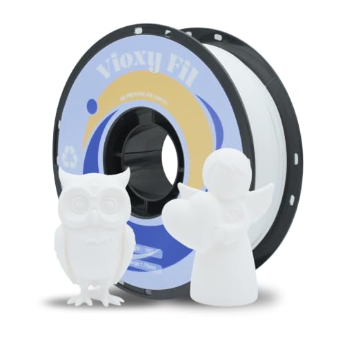 PLA 3D Printer Filament, Dimensional Accuracy +/- 0.02 mm, 1 kg Spool(2.2lbs), 1.75 mm Warm White - color: Warm White, size: 1kg