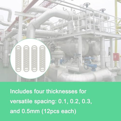 M4×6mm Precision Spacer Washers for Fine Alignment, 304 Stainless Steel Set - size: M4x6