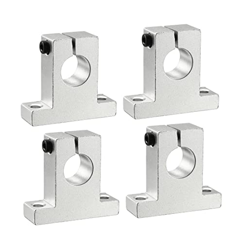 4pcs SK16 Aluminum Linear Rod Rail Shaft Support 16mm Linear Motion Guides for CNC 3D Printer - size: 16mm, style: SK