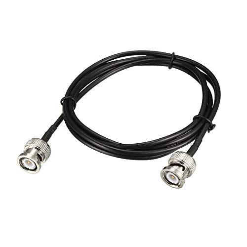 uxcell BNC Male to Male Coaxial Jumper Cable 50 ohm 4 feet RG174 - size: 4 Feet