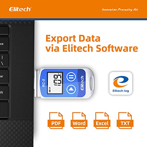Elitech RC-5 USB Temperature Data Logger Recorder 32000 Points High Accuracy (50 Pack) - size: 50Pack
