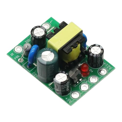 2PCS AC-DC Isolated Switching Power Supply Module Board AC-DC Converter Module Dual Output AC 110V-220V to DC 5V 12V,AC to DC Transformer Power Module
