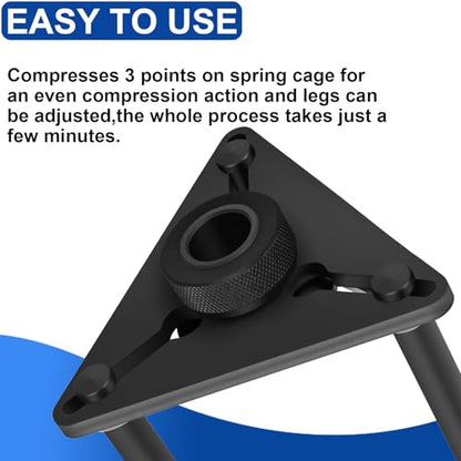 T-0171-J Heavy Duty Transmission Clutch Drum Spring Compressor 3 Area Adjustable Adapter Tool Fit for Foot-Press & Drum Buddy