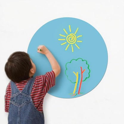 PinCute 10 Pack Dry Erase Dots Circles Whiteboard Sticker for Spots Tables - color: Classic Colors
