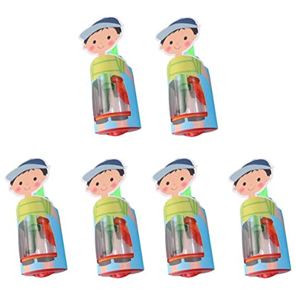 YARNOW Human Lung Breathing Model 6-Pack Assembly DIY Toy for Kids Science Learning Educational Lung Project Demonstration and Homework