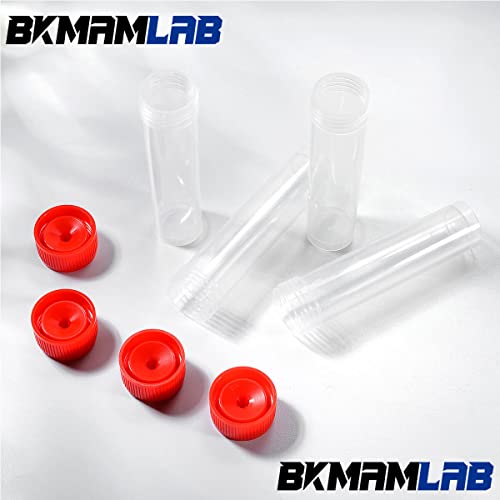 30ml Plastic Small Vials with Screw Caps Sample Tubes,PP Material, Free from DNase, RNase, Human DNA(30pcs) - style: 30ml 30pcs