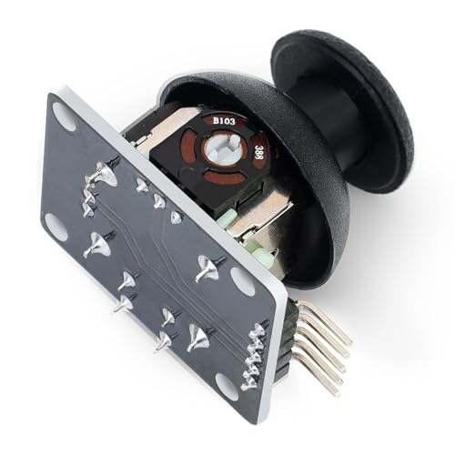 Gebildet Robot Dual-axis XY Joystick Module PS2 Game Joystick Control Lever Sensor Game Controller Sensor Board Module KY-023 for Arduino Raspberry(Pack of 8) - style: Dual-axis button joystick
