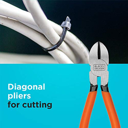 BLACK+DECKER Plier Set, 4-Piece (BDHT84002)