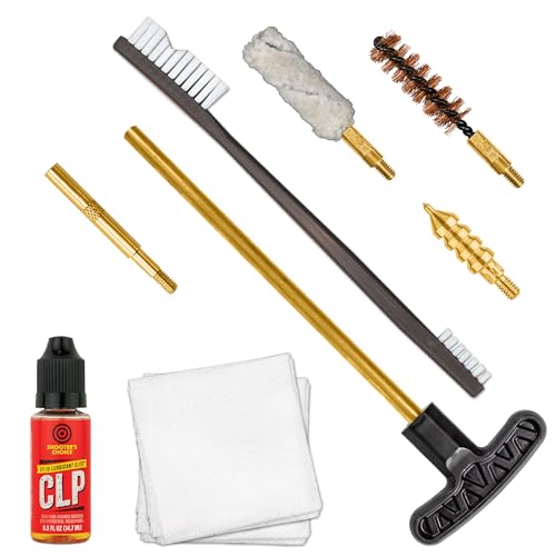 Otis Technology 9mm Pistol Cleaning Kit with Brass Rod (Select Your Style) - style: With Extra Patches (100)