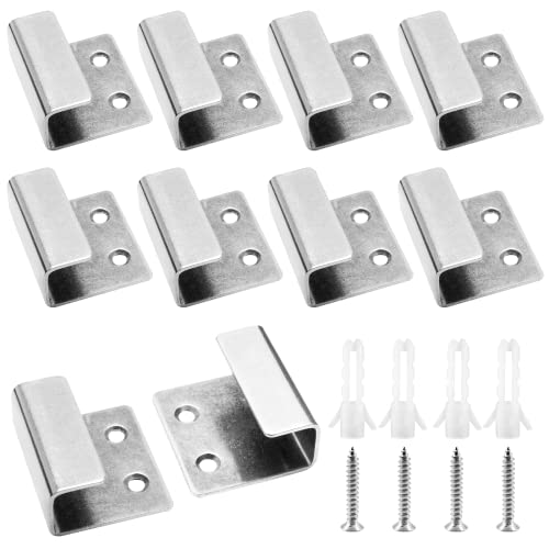 Luomorgo Tile Display Wall Hanger, Medium Size, Silver, 10 Pcs - size: Medium Silver