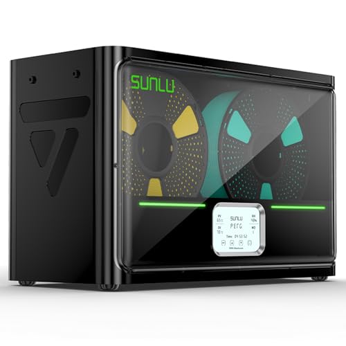 SUNLU S4 3D Printer Filament Dryer Boxer, Black
