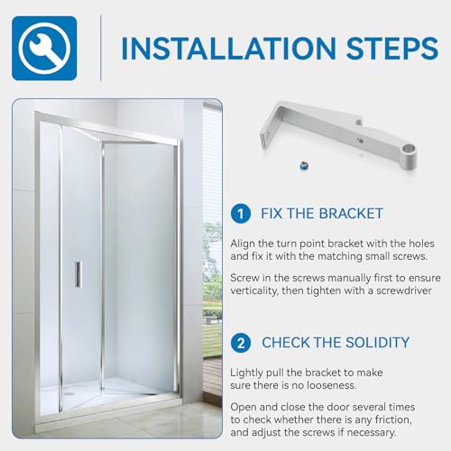 Shower Door Pivot Bracket, Replacement Swing Framed Pivot Bracket