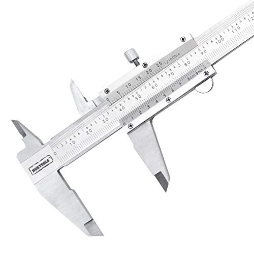 Professional Vernier Caliper Measuring Tool Stainless Steel 6 Inch/150mm for Inside,Outside, Depth and Step Measurements,0.001"/0.02mm High Precision Durable Micrometer - color: set 4