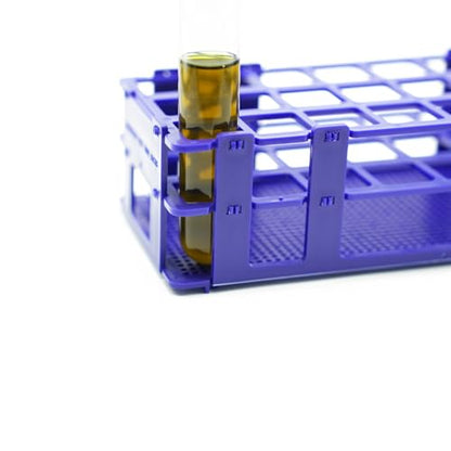 3 Pcs Detachable Plastic Test Tube Rack, 24 Holes Each, 25mm Diameter - color: Blue, size: 24 Holes-25mm