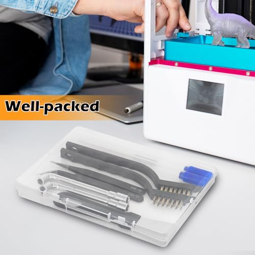 DOLLAR BOSS 29 Pcs 3D Printer Nozzle Cleaning Kit, 3D Printer Accessories - size: 29 Pcs Nozzle Cleaning Kit