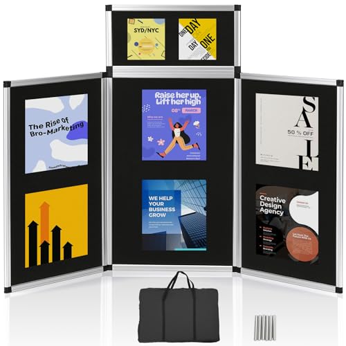 LITTLE TREE 3+1 Panel Trade Show Presentation Board, 70.8" Display Board
