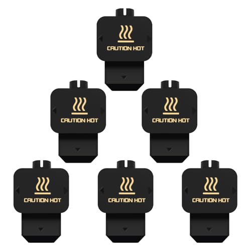 IdeaFormer 6Pcs H2D Silicone Socks, 300℃ H2S Hotend Silicone Cover Hotend Heater Block Insulation Protective Cover for Bambu Lab H2D H2S Extruder Hotend Accessories - style: 6Pcs H2D H2S Silicone Socks