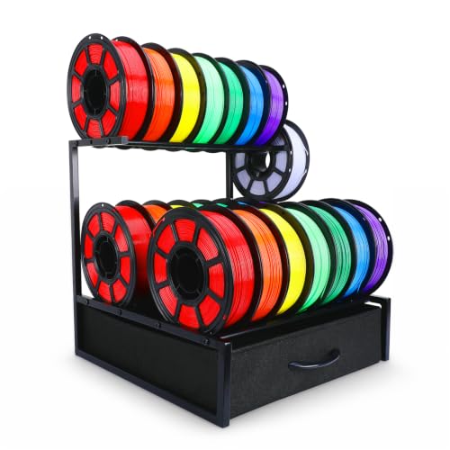 3D Printer Filament Storage Rack, Heavy Duty Metal Desk/Stand Organizer - size: Size 5