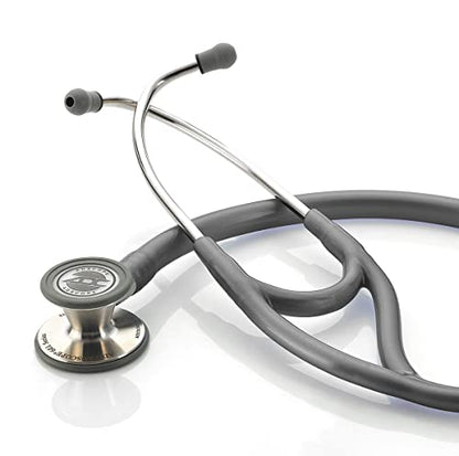 ADC Adscope 601 Convertible Cardiology Stethoscope, AFD Tunable Technology - color: Metallic Gray