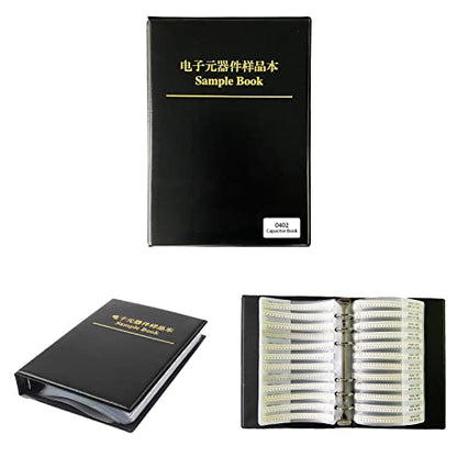 Capacitor 0402 (0.5pF-1uF) 80 Value x 50pcs = 4000pcs SMT Capacitor Kit SMD Combo Sample Book Electronic Components