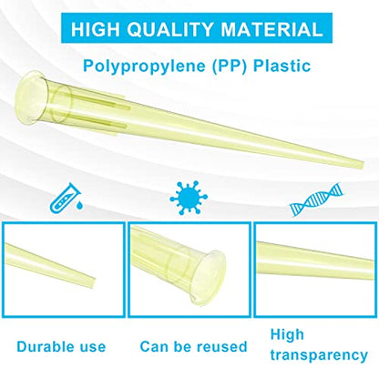 ONiLAB 200µL Universal Pipette Tips, 1000 Pcs, Autoclavable - size: 200uL(1000PCS)