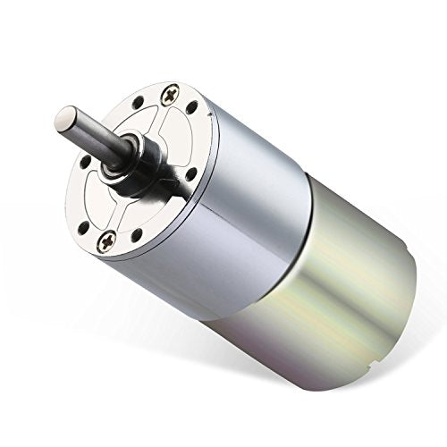DC 12V 150RPM Gear Motor High Torque Electric Micro Speed Reduction Geared Motor Centric Output Shaft 37mm Diameter Gearbox - color: 150 RPM, size: 12 Volt