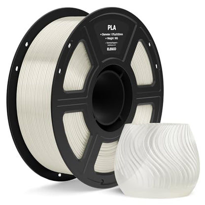 ELEGOO PLA 3D Printer Filament 1.75mm Translucent 1KG - color: 1pcs Translucent