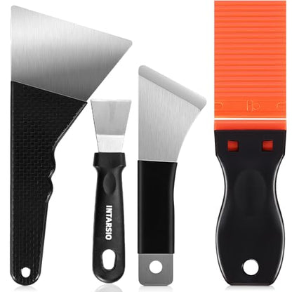 High-Quality 3D Printer Tool Removal Scraper Kit, 4 Types of Sharpened Blades & 20 Extra Blades, 3D Printer Scrapers for Fast Separation Large Medium Small Models, Great 3D Printer Accessories Gifts - style: 4-IN-1 Versatile Spatula
