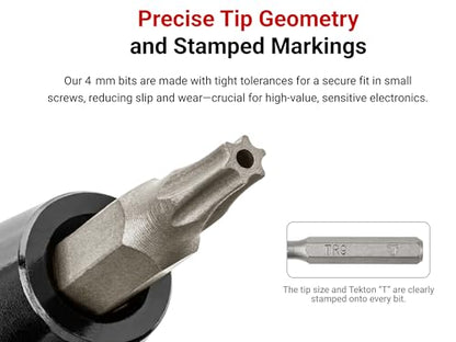 TEKTON 4 mm Hex and Pozidriv Bit Set with Rail, 12-Piece | DZZ92005 - style: 12-pc. Hex/Pozidriv Bit Se