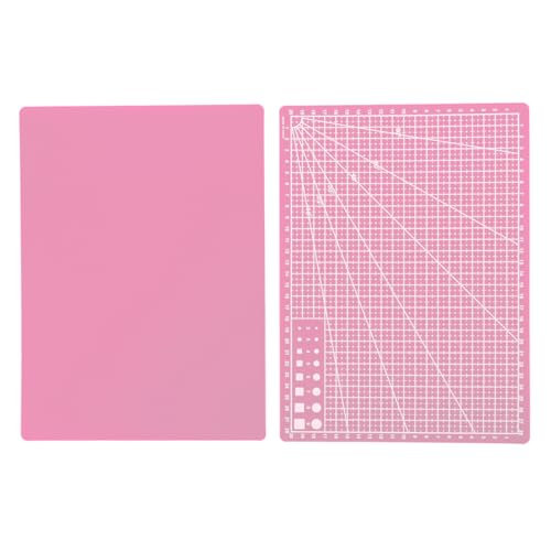 A5 Self-Healing Cutting Mat, Double-Sided Craft Mat with Grid Lines, Precision Rotary Cutting Board for Office Desk, Art Craft, Sewing, Hobby, and DIY Projects ﻿ (Green) - color: Green
