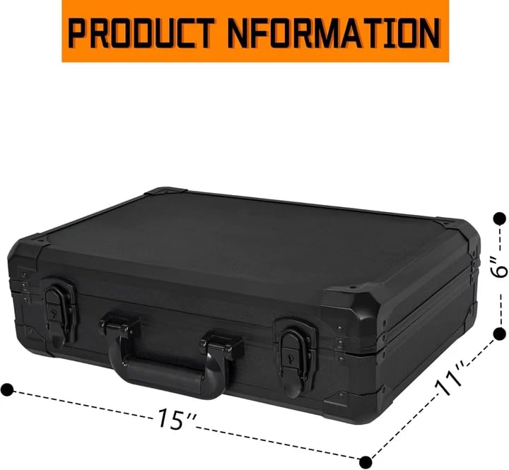 15 Inch Hard Carrying Storage Case - size: Inner：14.5''X 10.5 X 5.5''