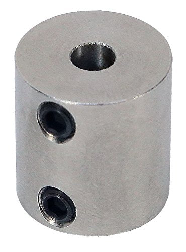 12mm to 5mm Stainless Steel Set Screw Shaft Coupler