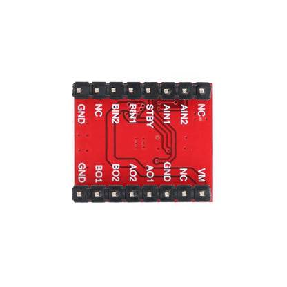 5Pcs DRV8833 Dual H-Bridge DC Motor Driver Module Compatible with TB6612FNG Low Voltage Red PCB 2-Way Drive Board