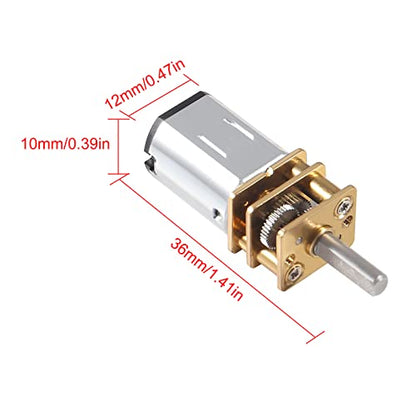 3PCS GA12-N20 N20 12V 100RPM Gear Reducer Motor DC12V N20 Reduction Motor Mini Deceleration Gear Motorfor Robot Wheel DIY Toyst Model, DIY Engine Toys - size: 100RPM, style: 12V