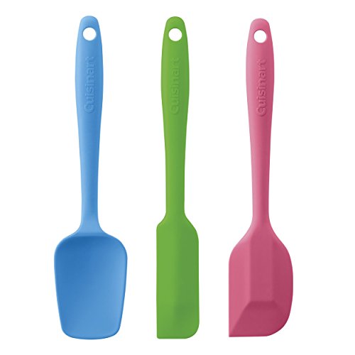 Cuisinart Mini Silicone Spatulas, Set of 3, Multicolor, CTG-00-S3MS - color: Multicolor, size: Set of 3 Mini Spatulas