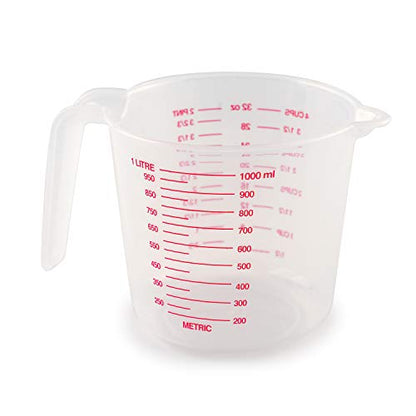 Norpro 4-Cup Capacity Plastic Measuring Cup, Multicolor - size: 4 cup (Pack of 1)