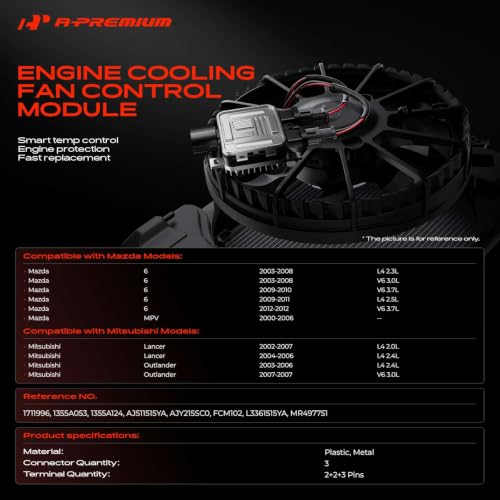 A-Premium Engine Radiator Cooling Fan Control Module