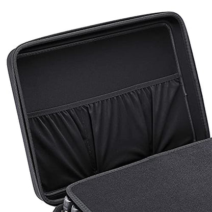 Hipiwe 108 EVA Essential Oils Carrying Case Holds 5ml, 10ml, 15ml Bottles - color: Black