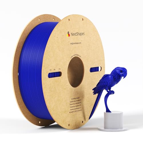 NextShapes PETG 3D Printer Filament 1.75mm,1KG Cardboard Spool - color: Deep Blue