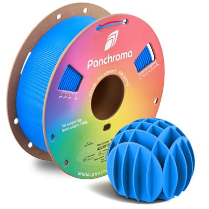 Polymaker Panchroma PLA Filament 1.75mm, 1kg, Azure Blue - color: Basic Pla - 1.75mm Azure Blue (Hex Code: #0066d9), size: 1kg