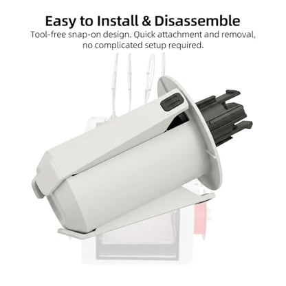 FYSETC Replacement Filament Holder for Snapmaker U1 3D Printing: Original Parts Spool with 4 Label Stickers Holder, Direct Feed, Easy Installation for 3D Printer Accessory
