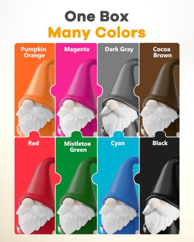 YOOPAI PLA+ Filament 1.75mm, 250g Starter Color Bundle, 8 Rolls - color: Pla Bundle-250gx8-112020004