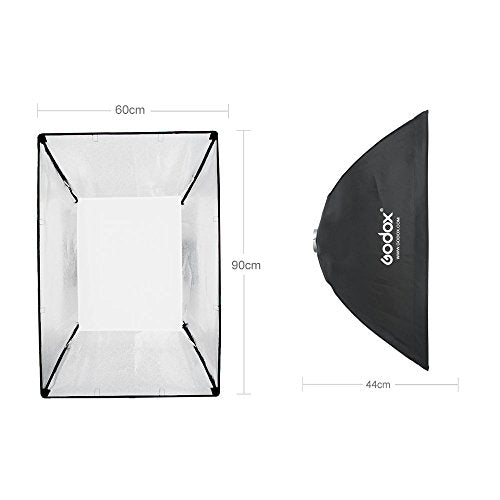Godox 24"x 35" 60 x 90cm Honeycomb Grid Softbox Soft Box with Bowens Mount Compatible Studio Strobe Flash Light - color: FW60*90CM