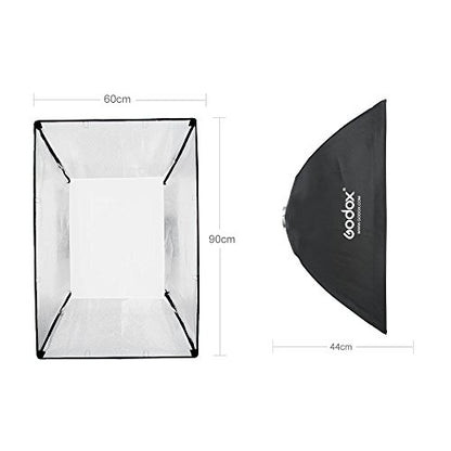 Godox 24"x 35" 60 x 90cm Honeycomb Grid Softbox Soft Box with Bowens Mount Compatible Studio Strobe Flash Light - color: FW60*90CM