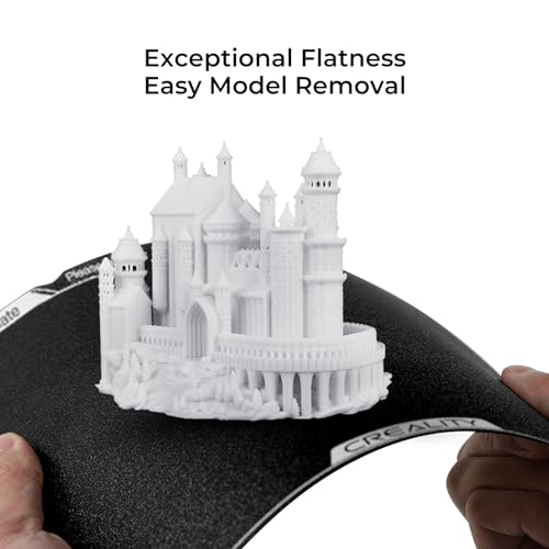 Creality K1 Max Build Plate Kit 315 * 310mm, 3D Printer Platform with Frosted PEI Surface and Without Soft Magnetic Sticker for K1, K1 Max, Ender 3 Max Neo, Ender 3 S1 Plus 3D Printers - style: K1 Max Build Plate