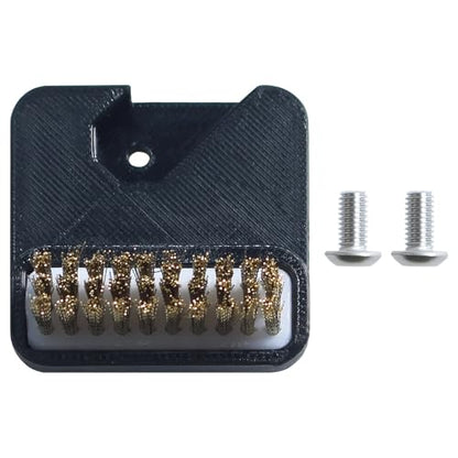 FYSETC 3D Printer Accessories - Prusai3 MK3S+ Nozzle Brush Kit: Filament Residue Cleaner Tool for MK3 MK3S Print Head: Upgraded Hotbed Mounted Wiper for Cleaning Extruded Printing Material Buildup